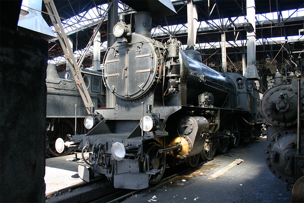109.13 vom Eisenbahnmuseum  Heizhaus Strasshof  auf dem Gelnde des Eisenbahnmuseum  Heizhaus Strasshof  (24.08.2012)