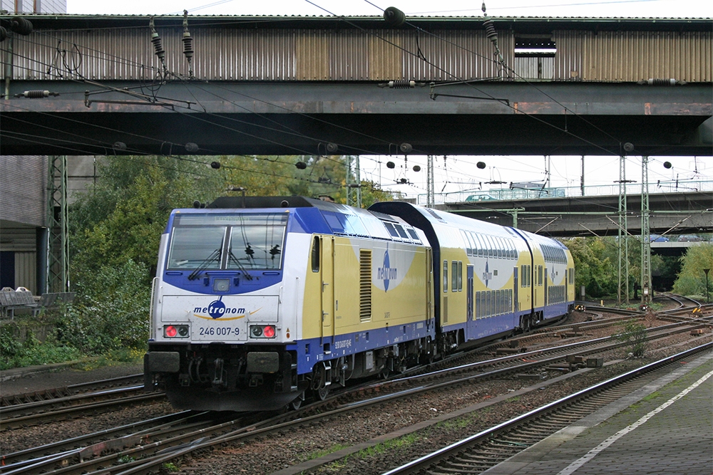 246 007 mit ME 39419 (Hamburg-Harburg – Cuxhaven) (Hamburg-Harburg, 16.10.2010)