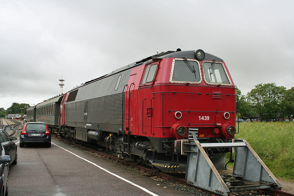 ex-DSB-Lok Mz 1439 gehrt heute der CFL-Cargo und fhrt Gterzge in Dnemark (Niebll, 23.07.2011)