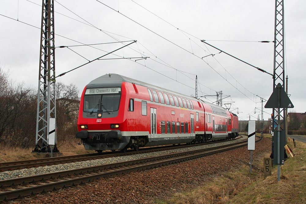 RB 17417 (Elsterwerda – Riesa – Chemnitz) (Zeithain, 11.03.2012)