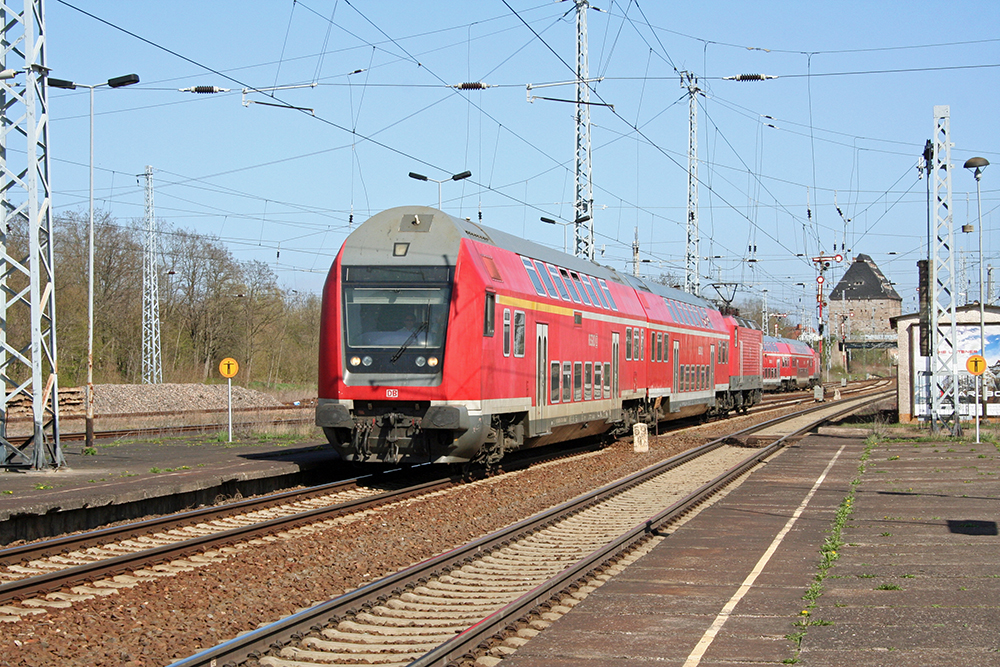 RE 4666 (Halle/Saale – Nordhausen) (Sangerhausen, 09.04.2011)