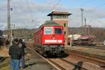 241 353 auf Rangierfahrt in Blankenburg (19.02.2012)