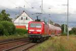 143 903 mit RE 4681 (Nordhausen – Halle/Saale) (Angersdorf, 13.07.2012)