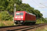 185 347 Lz in Richtung Naumburg/Saale (Weienfels, 26.07.2013)