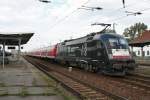ES 64 U2-073 mit RB 16323 (Eisenach – Halle/Saale) (Grokorbetha, 23.09.2011)
