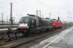 ES 64 U2-036 abgestellt in Leipzig Hbf.
