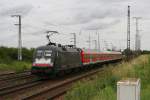 ES 64 U2-028 mit RB 91647 (Naumburg/Saale – Halle/Saale) (Grokorbetha, 13.07.2012)