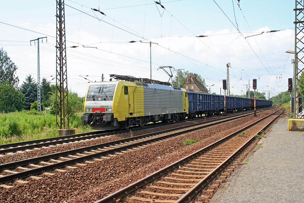 ES 64 F4-015 (189 915) mit Gz in Richtung Leipzig-Schnefeld (Leipzig-Thekla, 06.07.2010)