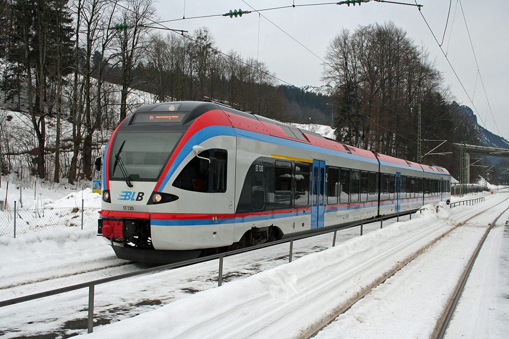 ET 130 als BLB 84211 (Freilassing – Berchtesgaden) (Bischofswiesen, 07.01.2011)