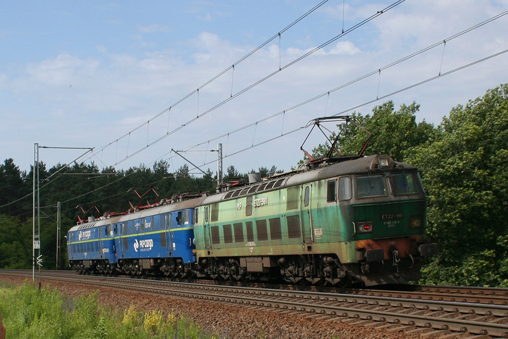 ET 22 981 Lz in Richtung Frankfurt/Oder (Slubice, 29.06.2012)