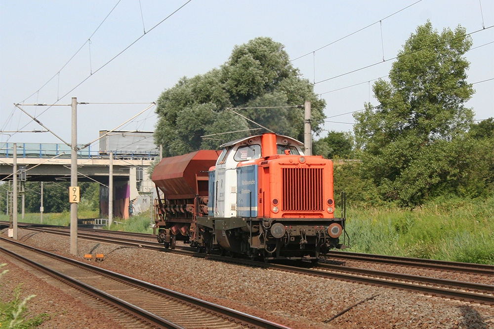 NBE-212 270 in Richtung Wurzen (Leipzig-Althen, 24.07.2013)