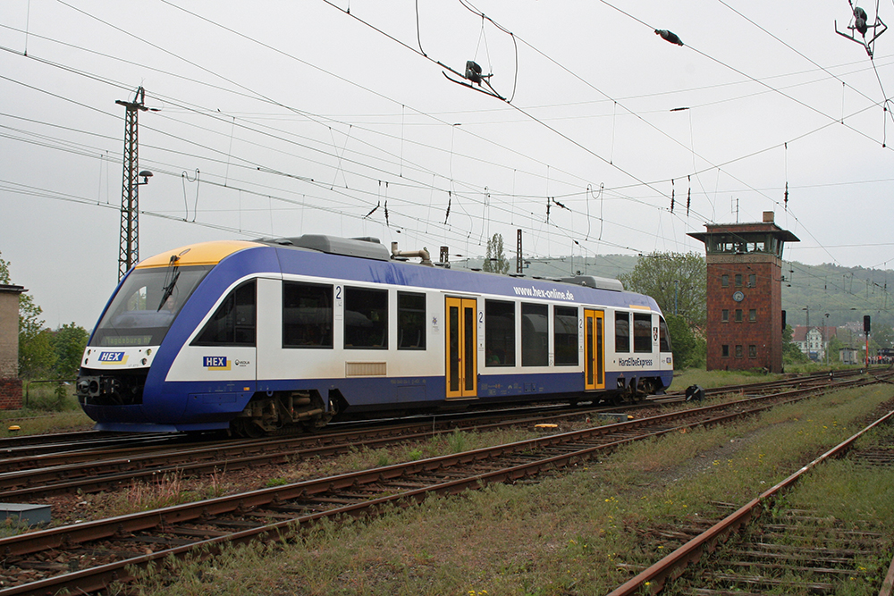 VT 873 als HEX 83383 (Blankenburg – Magdeburg) (Blankenburg, 22.05.2010)