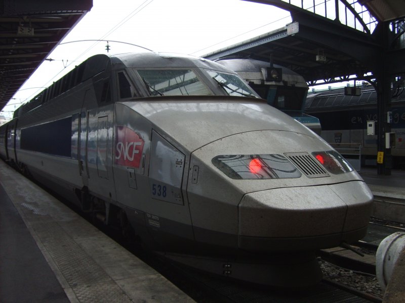 F�r mich pers�nlich eine pott h�ssliche Schnauze. Gare de l'Est am 14.05.09