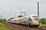 415 022 („175 Jahre Eisenbahn in Deutschland“) als ICE 1558 (Dresden – Wiesbaden) (Leiling, 13.06.2011)