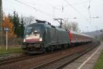 ES 64 U2-009 mit RB 16324 (Halle/Saale – Eisenach) (Leiling, 11.11.2011)