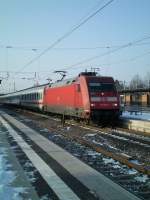 101 034-7 mit IC durchf�hrt Karlsruhe Durlach(Martin)