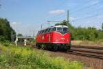 ex-DR V180/283239/wfl-lok-20-228-501-lz-in WFL-Lok 20 (228 501) Lz in Richtung Naumburg/Saale (Schkortleben, 01.08.2013)