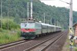 E-Loks/283288/e499-112-mit-sonderzug-cottbus-8211 E499 112 mit Sonderzug Cottbus – Prag – Pilsen (Dobkovice, 20.07.2013)