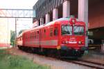 Schienenprufzug/282800/ungarische-schienenpruefzug-9160-025-krems-an Ungarische Schienenprfzug 9160 025 (Krems an der Donau, 24.08.2012)